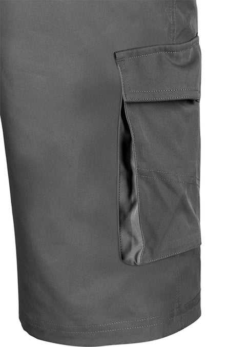 Munkás rövidnadrág Mix&Match 2 irányú sztreccs anyag, 185g/m2, szürke, L