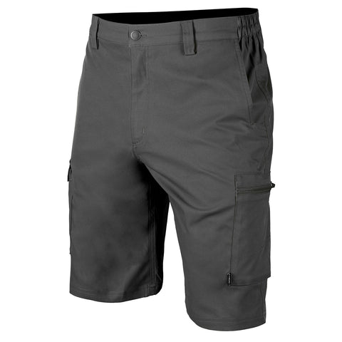 Munkás rövidnadrág Mix&Match 2 irányú sztreccs anyag, 185g/m2, szürke, L