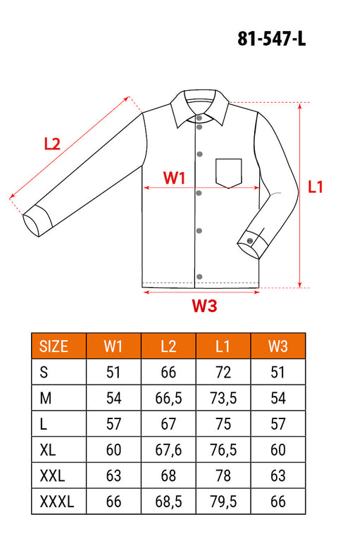 Flanel munkaing, szürke, 100% pamut, több méretben