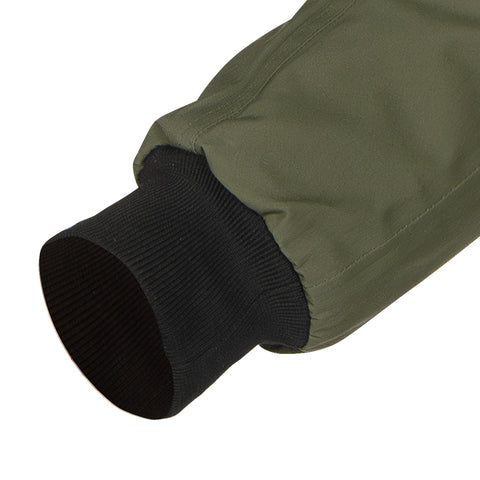 Téli munkavédelmi kabát, OUTDOOR, hőszigetelt, kapucnis, zöld, több méretben