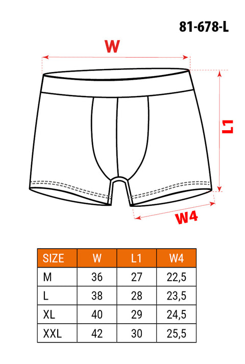 Boxeralsó, 95% pamut, 2% elasztán, 3db/cs, olivazöld, kék, fekete, több méretben