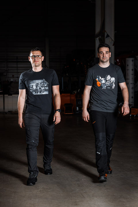 Munkavédelmi póló, műhely minta, 100% pamut, 180g/m2, több méretben