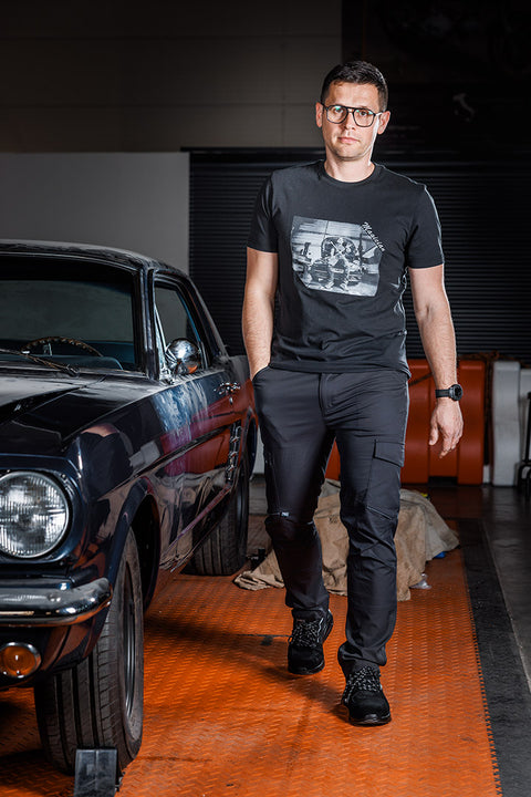 Munkavédelmi póló, műhely minta, 100% pamut, 180g/m2, több méretben