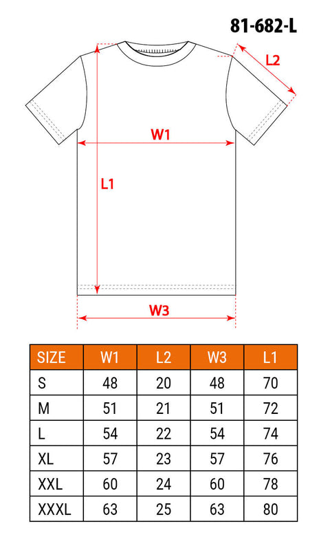 Munkavédelmi póló, műhely minta, 100% pamut, 180g/m2, több méretben