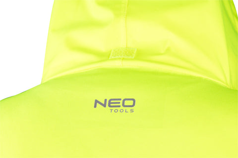 Láthatósági munkavédelmi kabát, könnyű szigetelő béléssel, sárga, több méretben