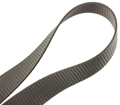 Öv munkanadrághoz, fémmentes, műanyag csatos, 130cm, szürke