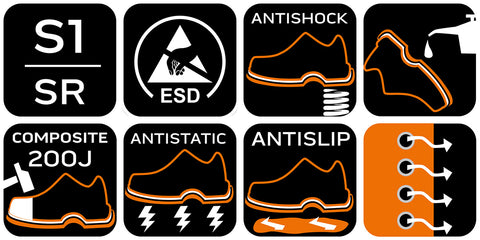 Munkavédelmi szandál, hasított marhabőr, S1 SR ESD, 39