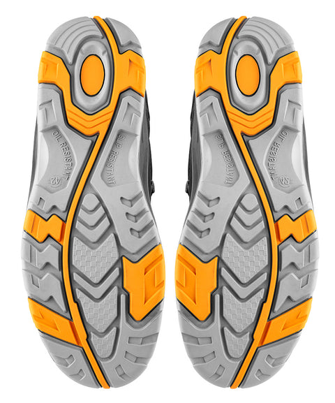 Munkavédelmi bakancs S1 SR C1 FO, kompozit orrmerevítő, hőszigetelt nubuk+PE felsőrész, csúszásmentes talp, több méretben