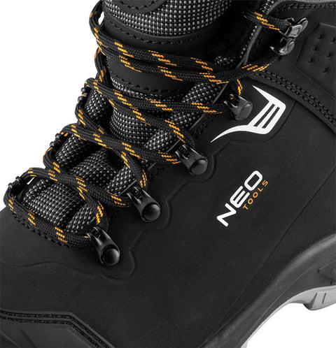 Munkavédelmi bakancs S1 SR C1 FO, kompozit orrmerevítő, hőszigetelt nubuk+PE felsőrész, csúszásmentes talp, több méretben