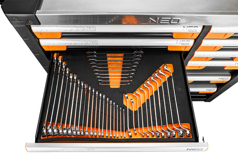 Műhelykocsi PRO, 12 fiókos, 359 szerszámmal, szerszámkocsi