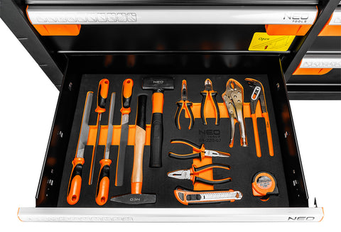 Műhelykocsi PRO, 12 fiókos, 359 szerszámmal, szerszámkocsi