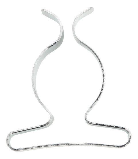 Szerszámtartó klipsz, falra szerelhető, horganyzott acél, átmérő 19mm, 10db