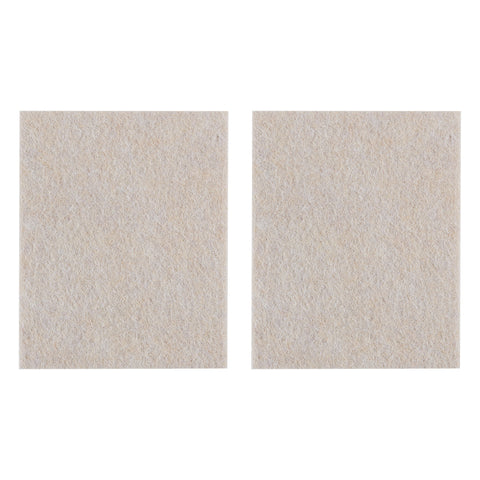 Bútorláb filc készlet, öntapadós, 80x100mm, világos barna, 2db, rendelési egység: 10db