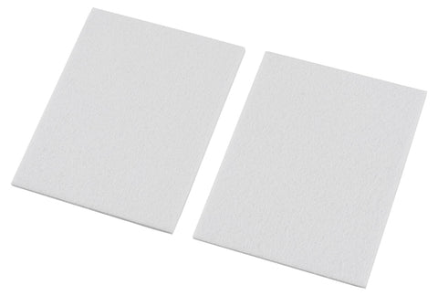 Bútorláb filc készlet, öntapadós, 80x100mm, fehér, 2db, rendelési egység: 10db