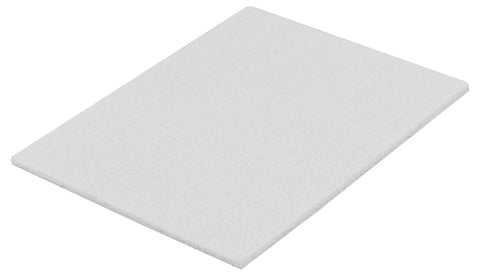 Bútorláb filc készlet, öntapadós, 80x100mm, fehér, 2db, rendelési egység: 10db