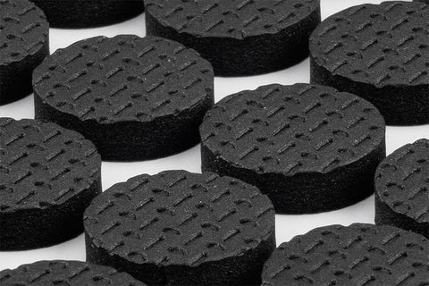Bútorláb szivacs készlet EVA-hab, öntapadós, kerek 20mm, fekete, 20db, rendelési egység: 10db
