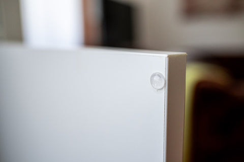 Bútorláb szilikongumi készlet, öntapadós, kerek 8mm, víztiszta, 30db, rendelési egység: 10db