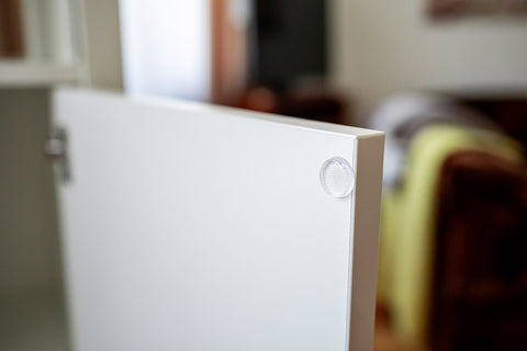 Bútorláb szilikongumi készlet, öntapadós, kerek 14mm, víztiszta, 10db, rendelési egység: 10db