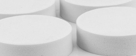 Bútorláb szivacs készlet EVA-hab, öntapadós, kerek 40mm, fehér, 4db, rendelési egység: 10db