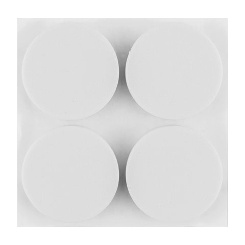 Bútorláb szivacs készlet EVA-hab, öntapadós, kerek 40mm, fehér, 4db, rendelési egység: 10db