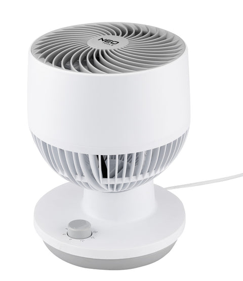 Asztali ventilátor, 230V/45W, 3 sebesség, oszcillátor, állítható fej, 202mm átmérő