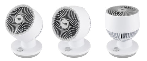 Asztali ventilátor, 230V/45W, 3 sebesség, oszcillátor, állítható fej, 202mm átmérő