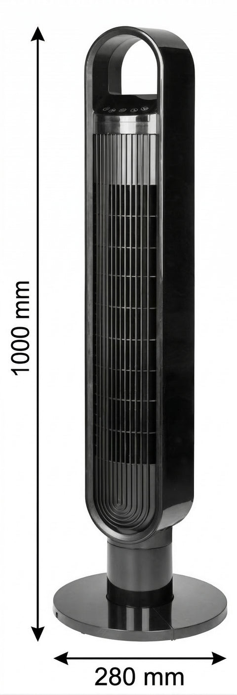 Álló ventilátor, ionizátor funkcióval, távirányítóval, 3 üzemmód, 3 sebesség, wifi