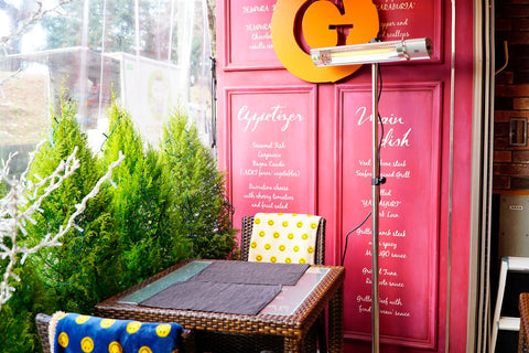 Halogén, infravörös hősugárzó 2000W, IP55, infravörös arany halogén izzó, kül/beltér, fal/menny., 18m2