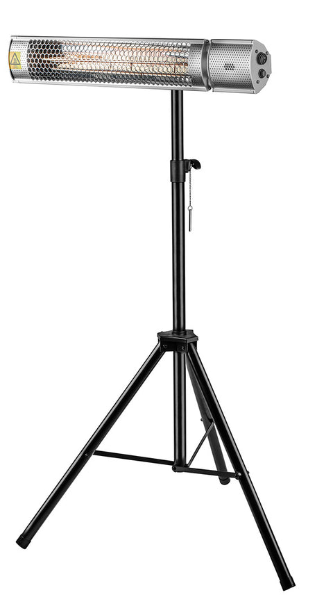 Háromlábú állvány infravörös hősugárzókhoz, álitható magasság 1.1-1.8m, 90-030, 90-031, 90-032-hez