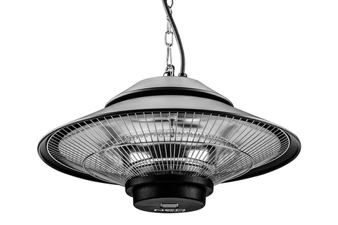 Halogén, infravörös mennyezeti hősugárzó 1500W, IP44, távirányitó, 9m2-ig, kül és beltérre