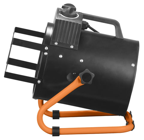 Ipari elektromos hősugárzó 3kW, állíth. üzemmód, IP24, állíth. szög, szabadonálló, 354 m3/óra