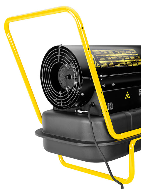 Gázolajos hőlégbefúvó, 20kW, égéstermék elvezetéssel