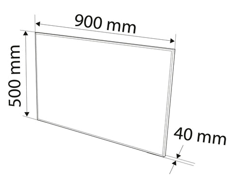 Infravörös hősugárzó panel 450W