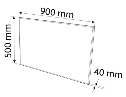 Infravörös hősugárzó panel 450W, WiFi