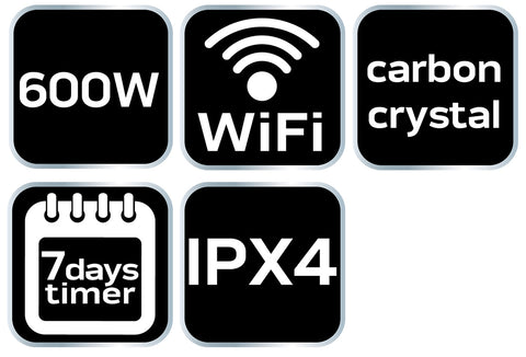 Infravörös hősugárzó panel 600W, WiFi