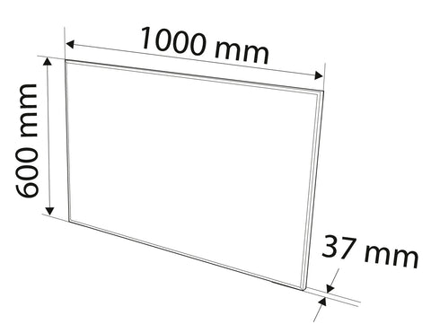 Infravörös hősugárzó panel 600W, WiFi