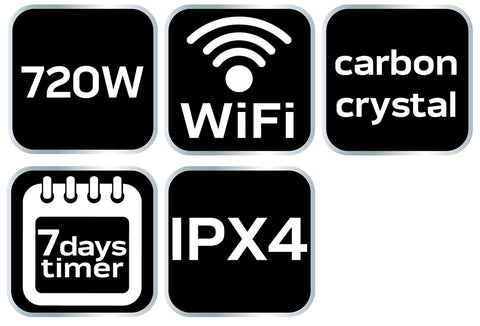 Infravörös hősugárzó panel 720W, WiFi