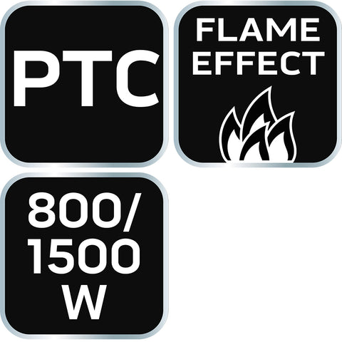 Kerámia ventilátoros fűtőtest 800W/1500W