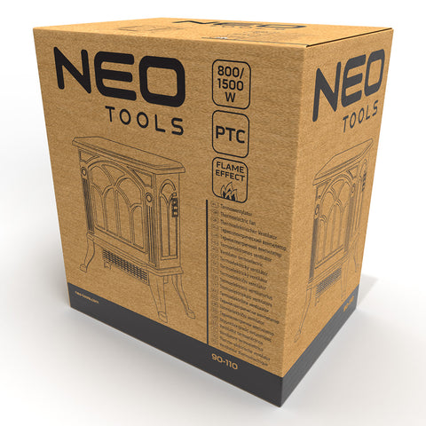 Kerámia ventilátoros fűtőtest 800W/1500W