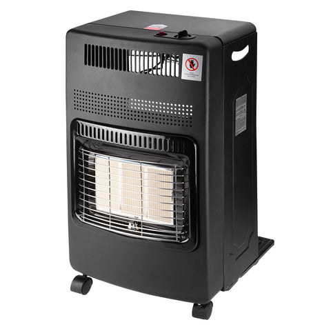 Gázkályha, kerámia betétes, 3 fokozatú, max.4200W, gázpalack tartóval