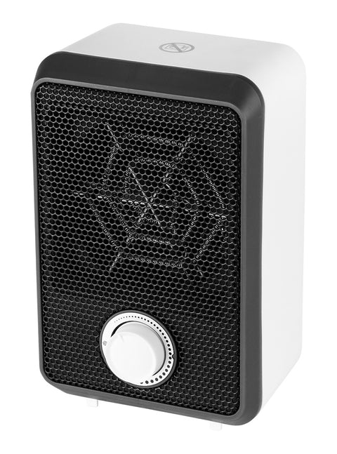 Fűtőventillátor, asztali, 600W, termosztát, hőmérséklet szabályzó