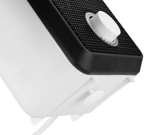 Fűtőventillátor, asztali, 600W, termosztát, hőmérséklet szabályzó