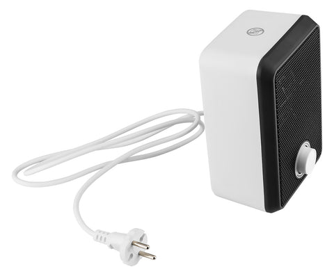 Fűtőventillátor, asztali, 600W, termosztát, hőmérséklet szabályzó