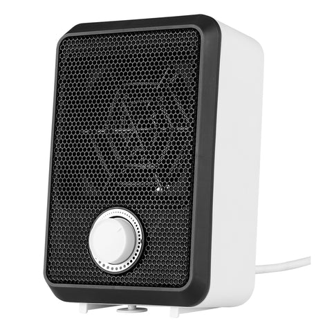 Fűtőventillátor, asztali, 600W, termosztát, hőmérséklet szabályzó