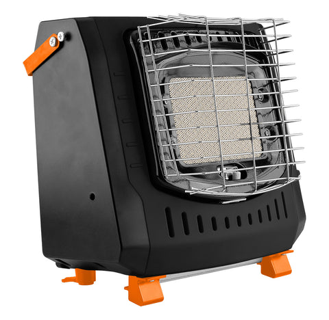 Kemping gázhősugárzó, 227gr-os patronnal működik, 2,2KWh fűtőteljesítmény