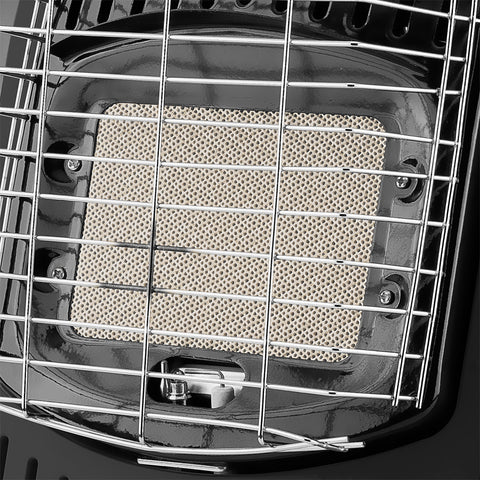 Kemping gázhősugárzó, 227gr-os patronnal működik, 2,2KWh fűtőteljesítmény