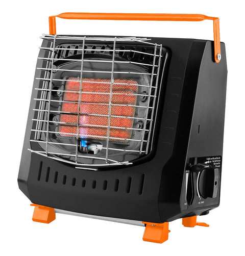 Kemping gázhősugárzó, 227gr-os patronnal működik, 2,2KWh fűtőteljesítmény