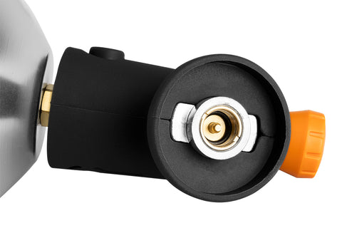 Gáz hősugárzó, eldobható palackokhoz, piezó gyújtással