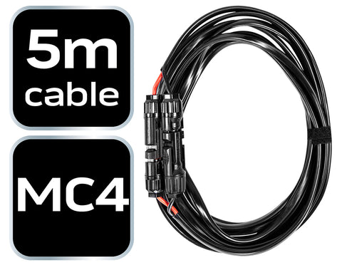 Csatlakozó kábel MC4, 5m