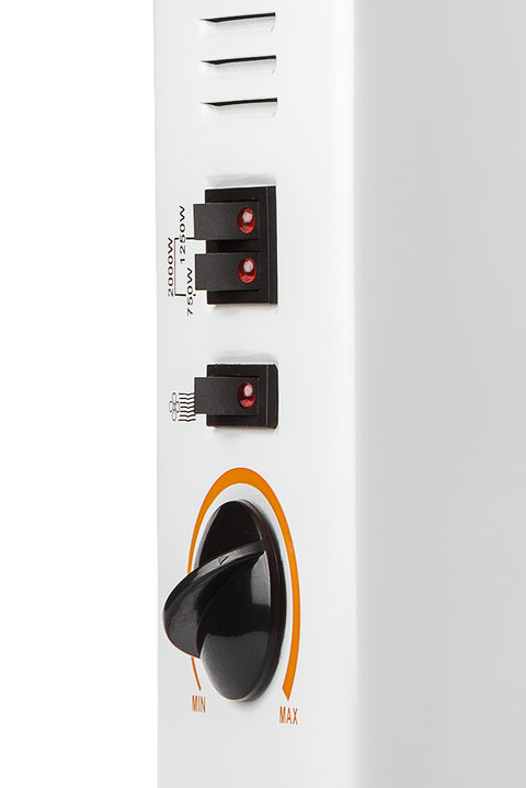 Elektromos konvektor, 3 fokozatú, 750/1250/2000W ventilátorral